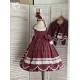 Miss Point Plaid Petal Rabbit JSK(Reservation/2 Colours/Full Payment Without Shipping)